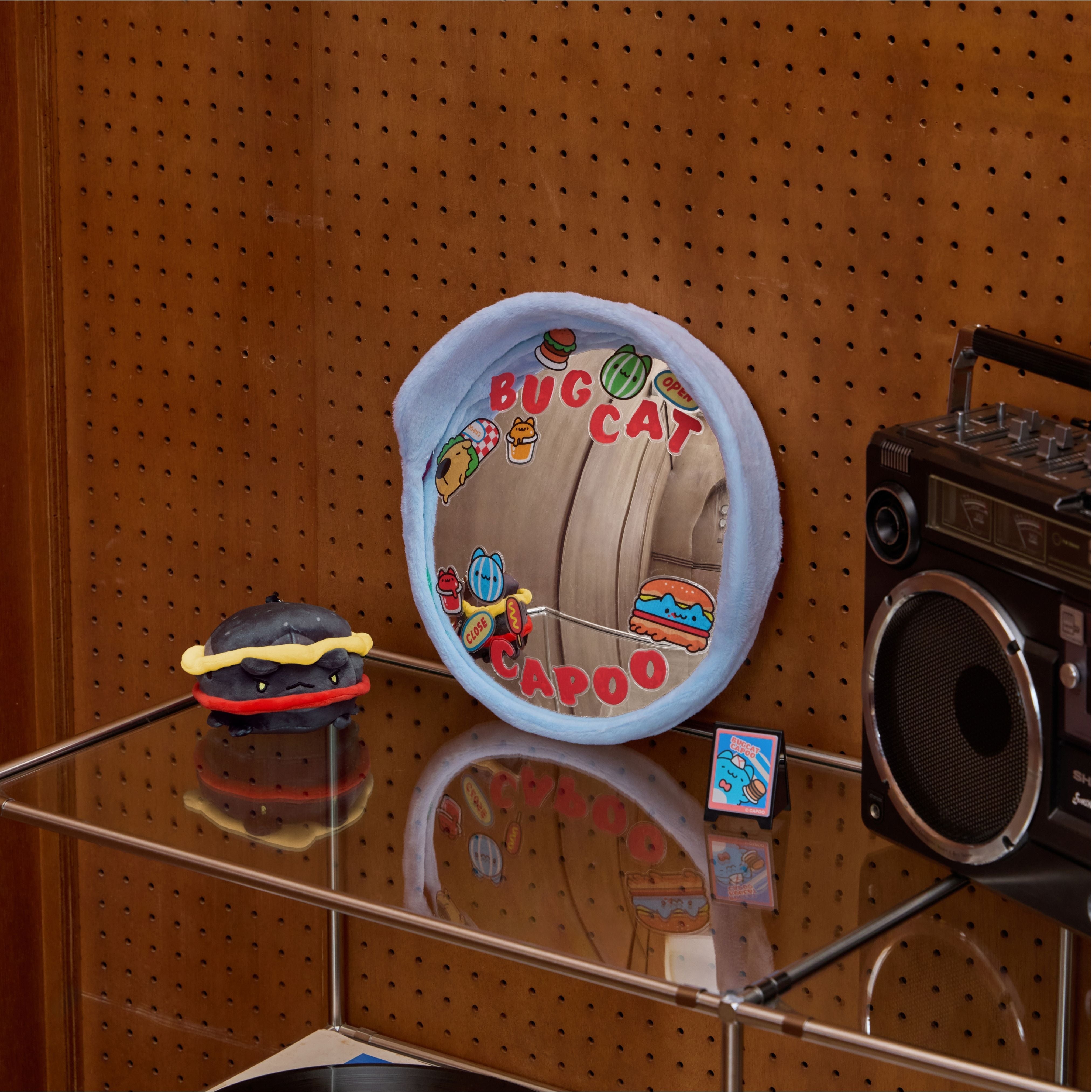 Bugcat Capoo Hanging Plush Convex Mirror