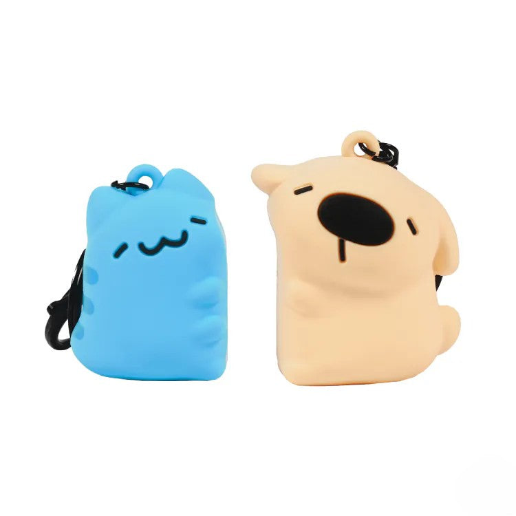 Capoo & Dogdog Magnetic Hug Keychain Set