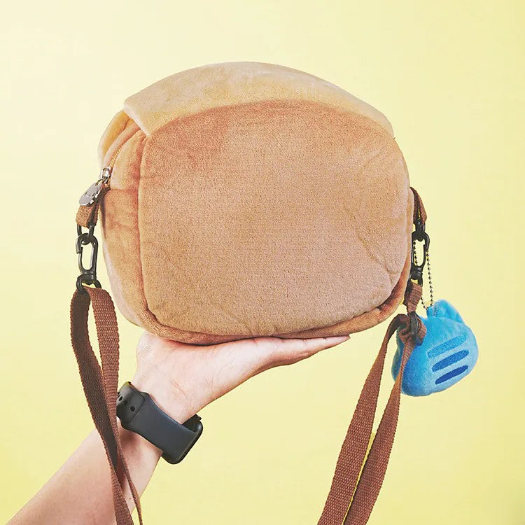 Dogdog Plush Ita Crossbody Bag with Capoo Charm
