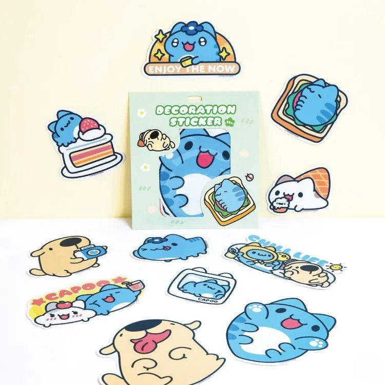 Capoo Relaxing Afternoon Sticker Pack