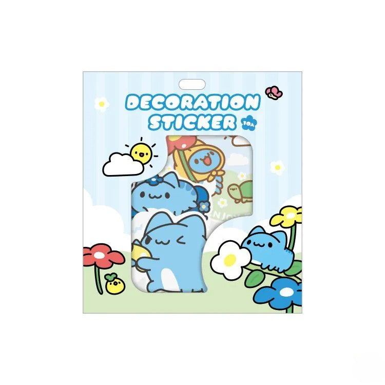Capoo Romantic Flowers Sticker Pack