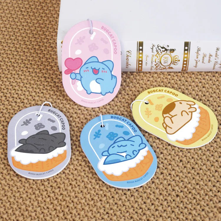 Capoo Romantic Picnic Scented Cards Set of 4 (Ocean)