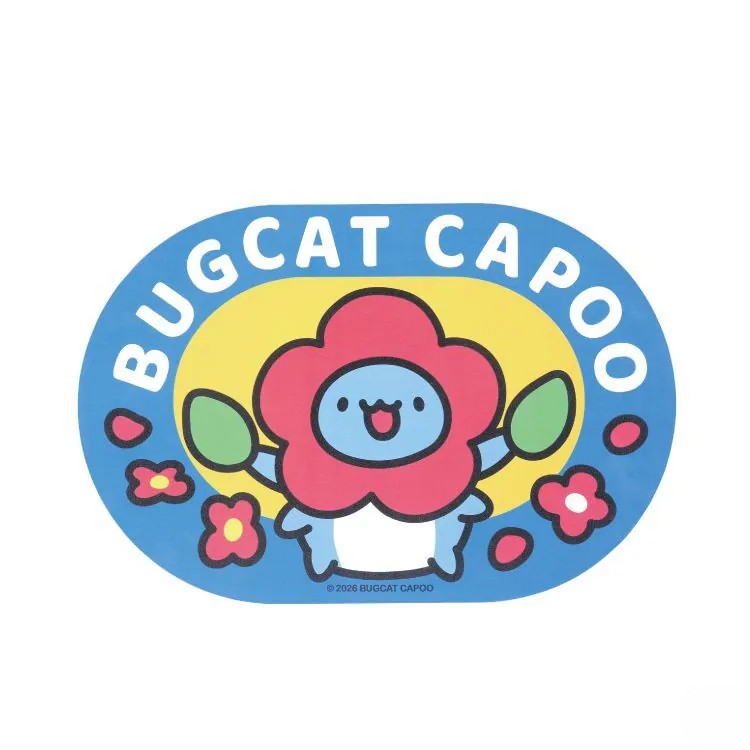 Capoo Summer Flower Diatomite Floor Mat