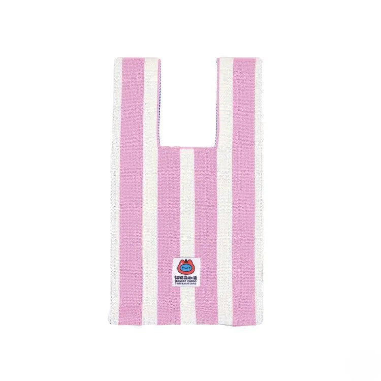 Fresh Apple Capoo Knitted Tote Bag