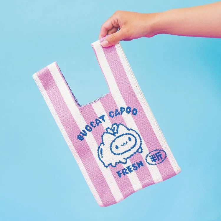 Fresh Apple Capoo Knitted Tote Bag