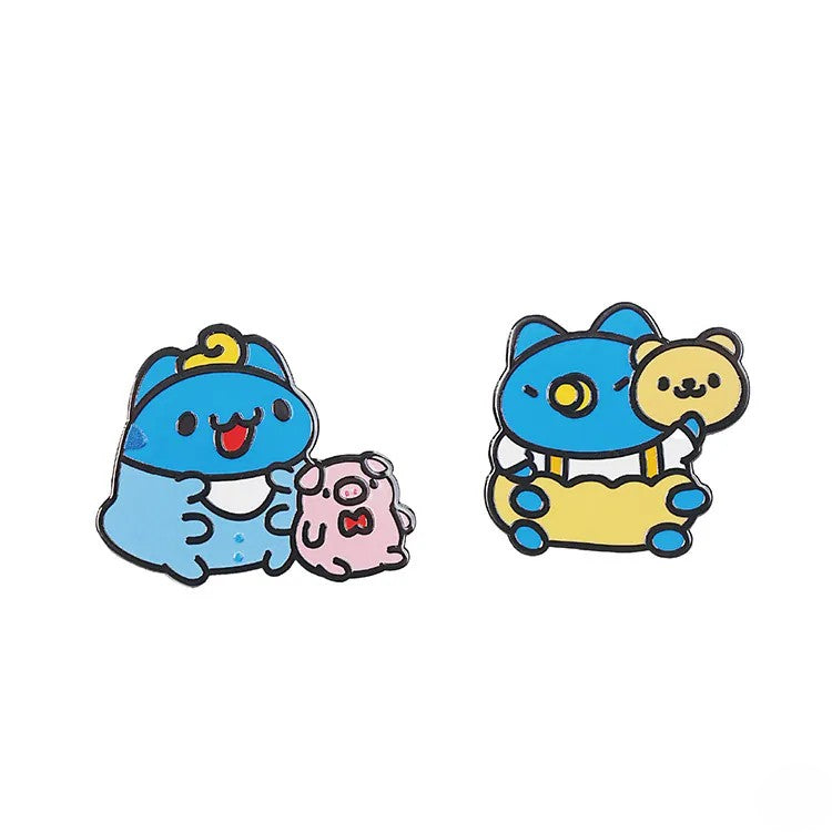 Playful Baby Capoo Metal Pin Set