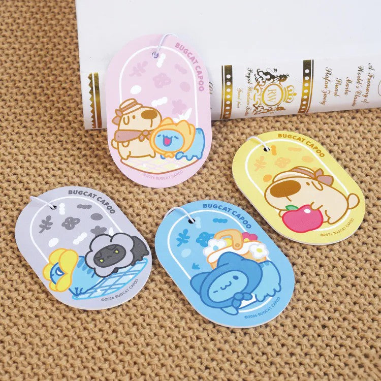 Capoo Romantic Picnic Scented Cards Set of 4 (Ocean)