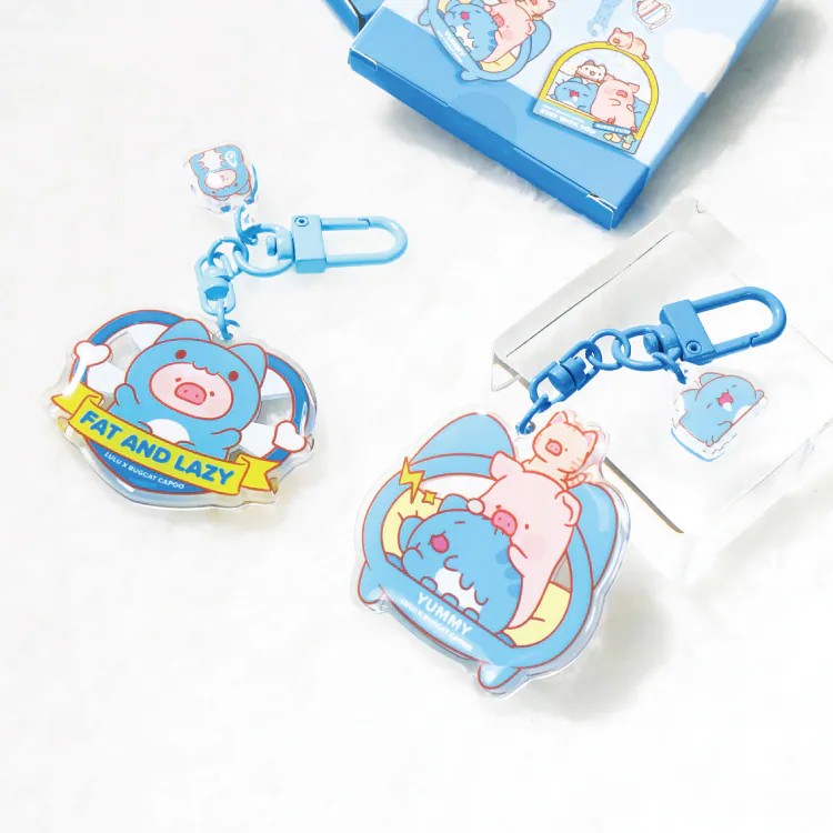 Capoo x LuLu the Piggy Epoxy Charm Blind Box