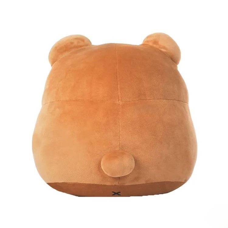 Brown Bear Capoo Holding Heart Plush