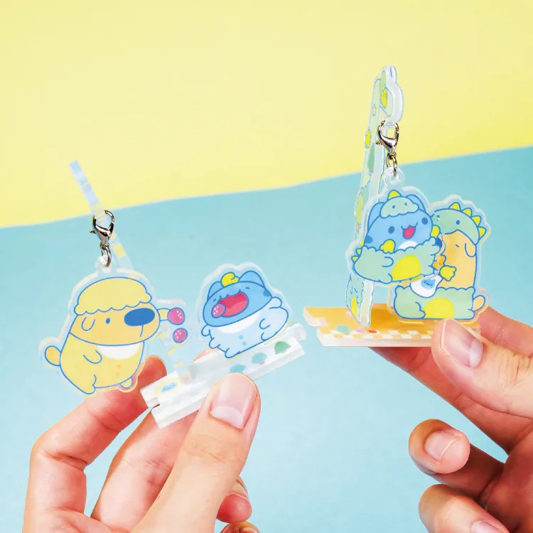 Acrylic Charm Connectable Display Stand Blind Box