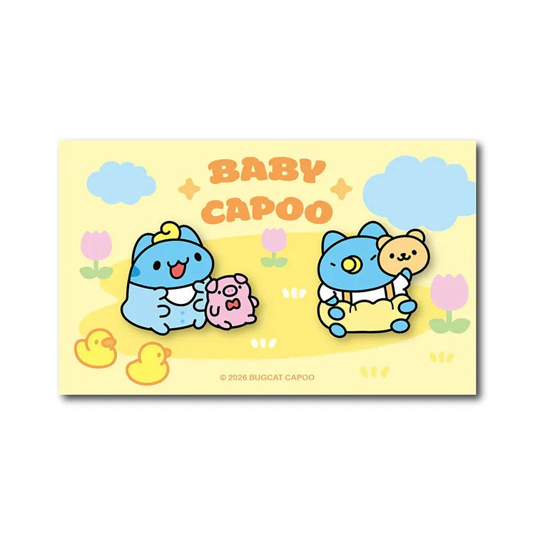 Playful Baby Capoo Metal Pin Set