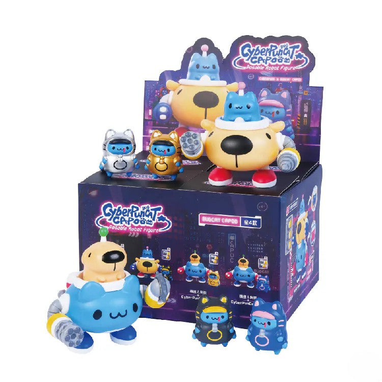 CyberPunCat Stackable Robot Figure Blind Box