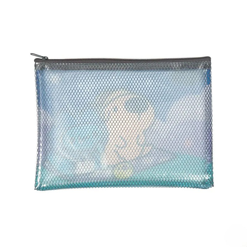 Bugcat Capoo Romantic Evening Picnic Mesh Zipper Pouch Set (Large + Small)