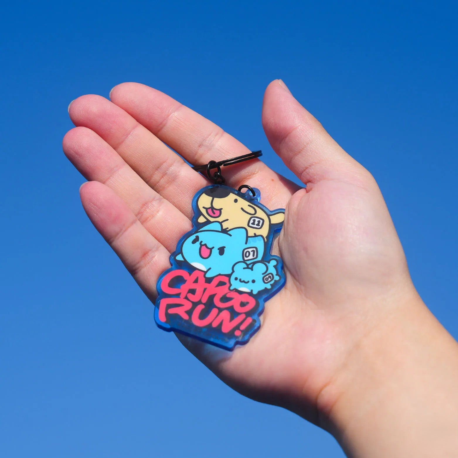 CAPOO RUN Capoo & Dogdog Acrylic Keychain
