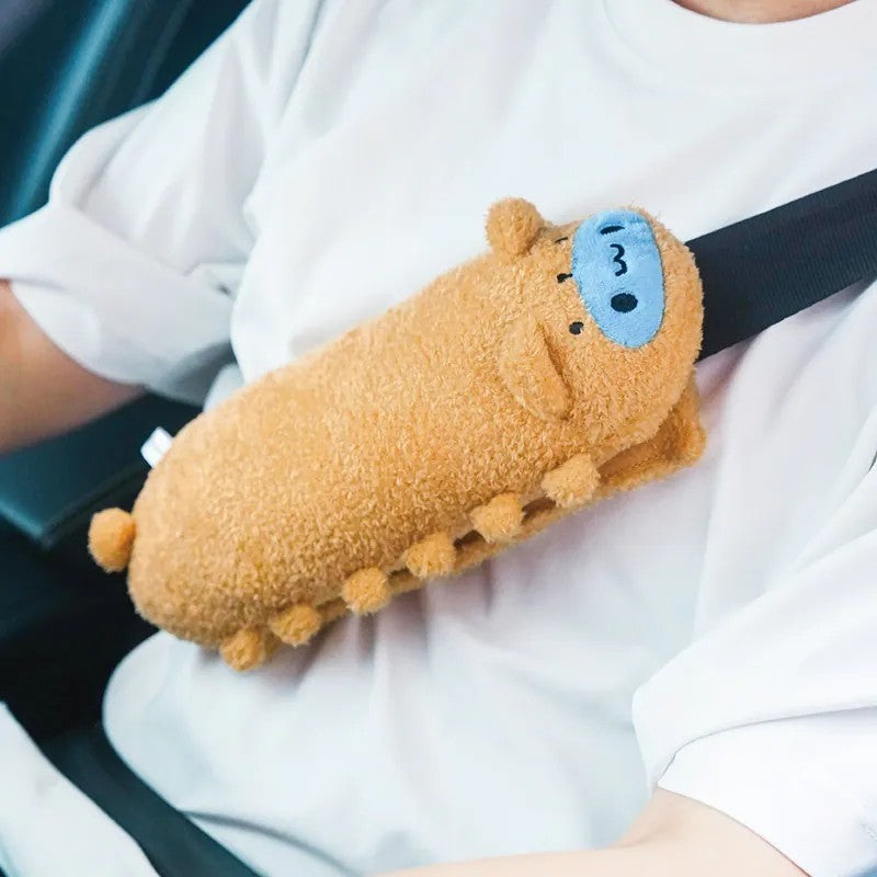 Brown Bear Capoo Seat Belt Shoulder Pad