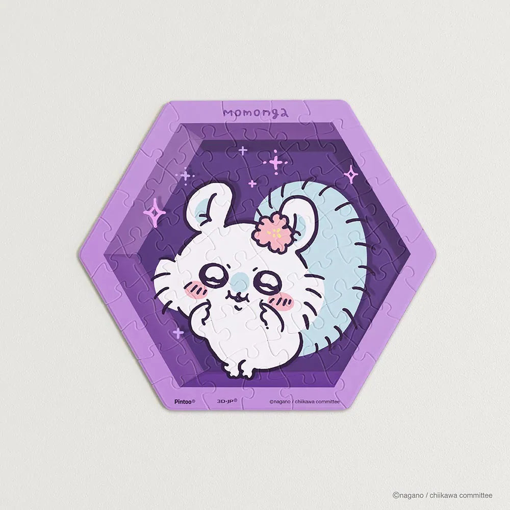 Chiikawa Hexagon Wall Tile Puzzle – Momonga (56 Pieces)