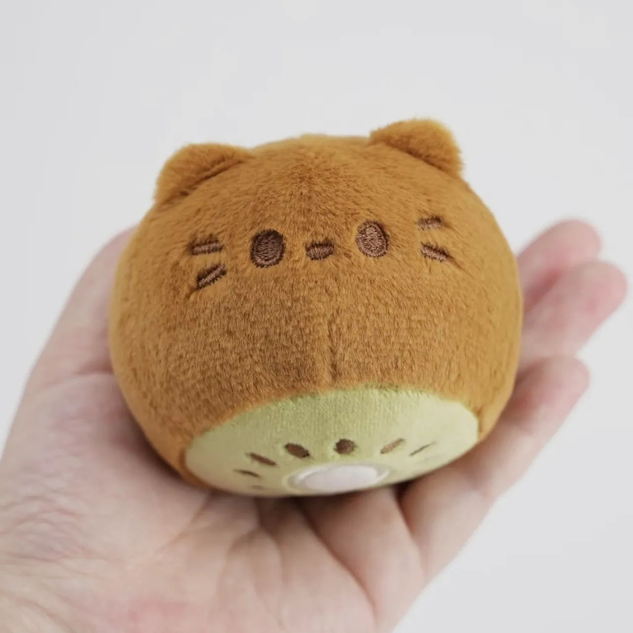 Kiwi Cat Plush Charm