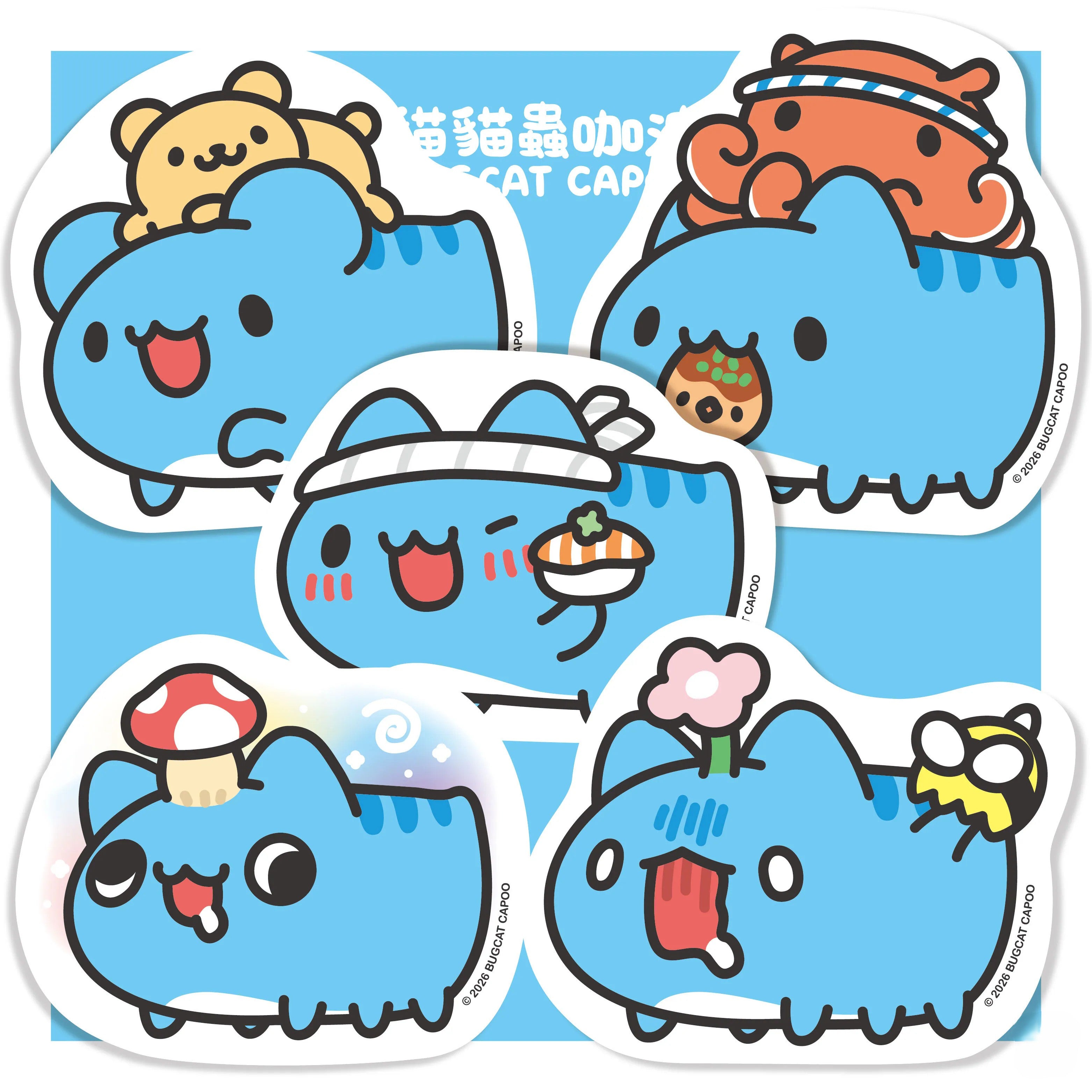 Capoo Travel Waterproof & Sunproof Sticker Set