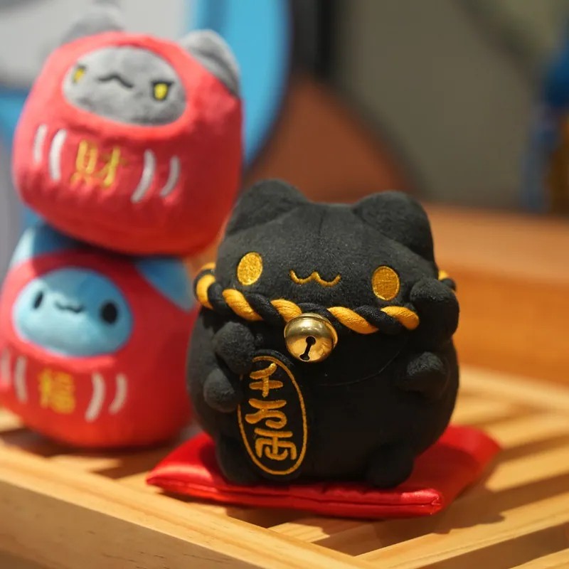 Lucky Black Bugcat Capoo Plush