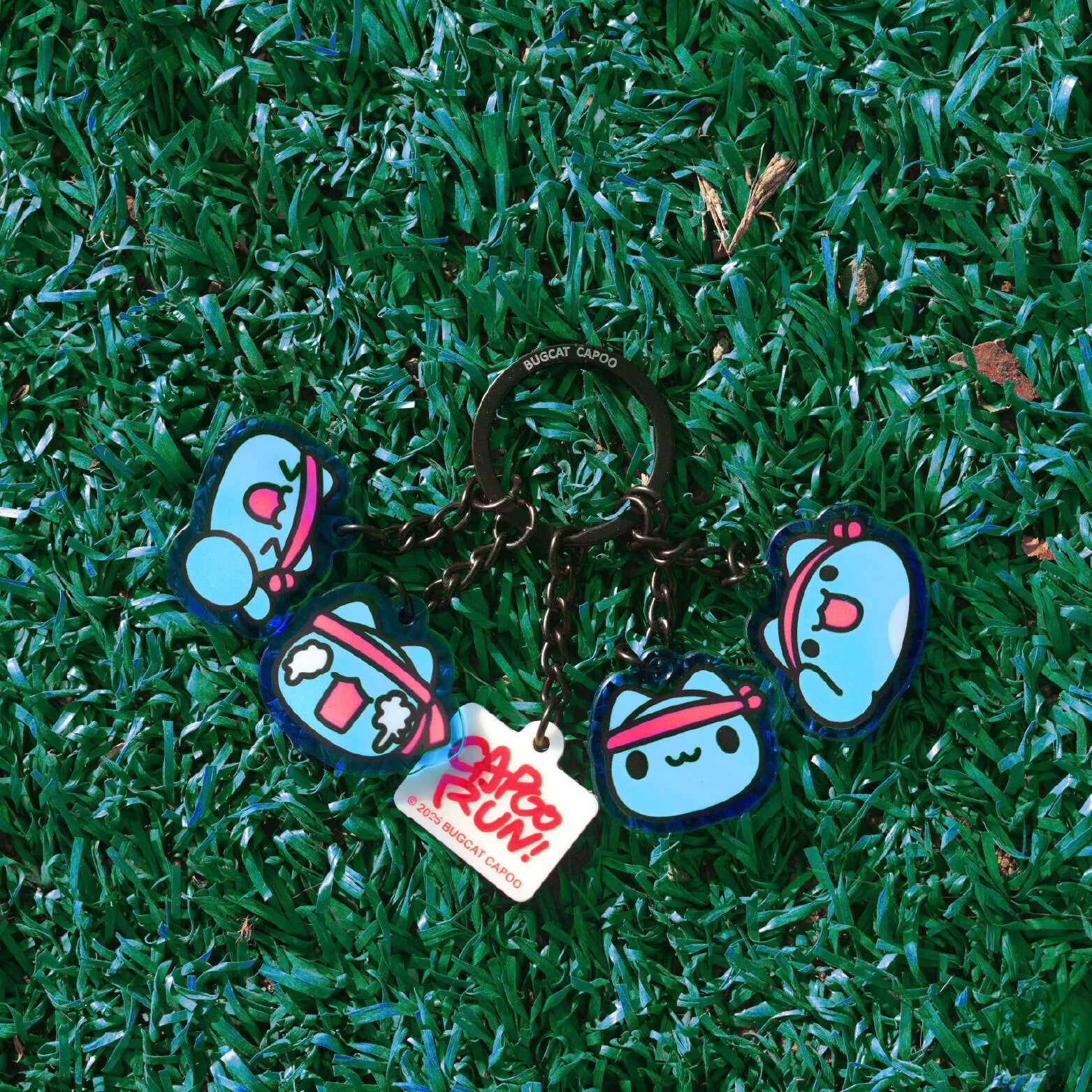 CAPOO RUN Big-Faced Capoo Acrylic Keychain