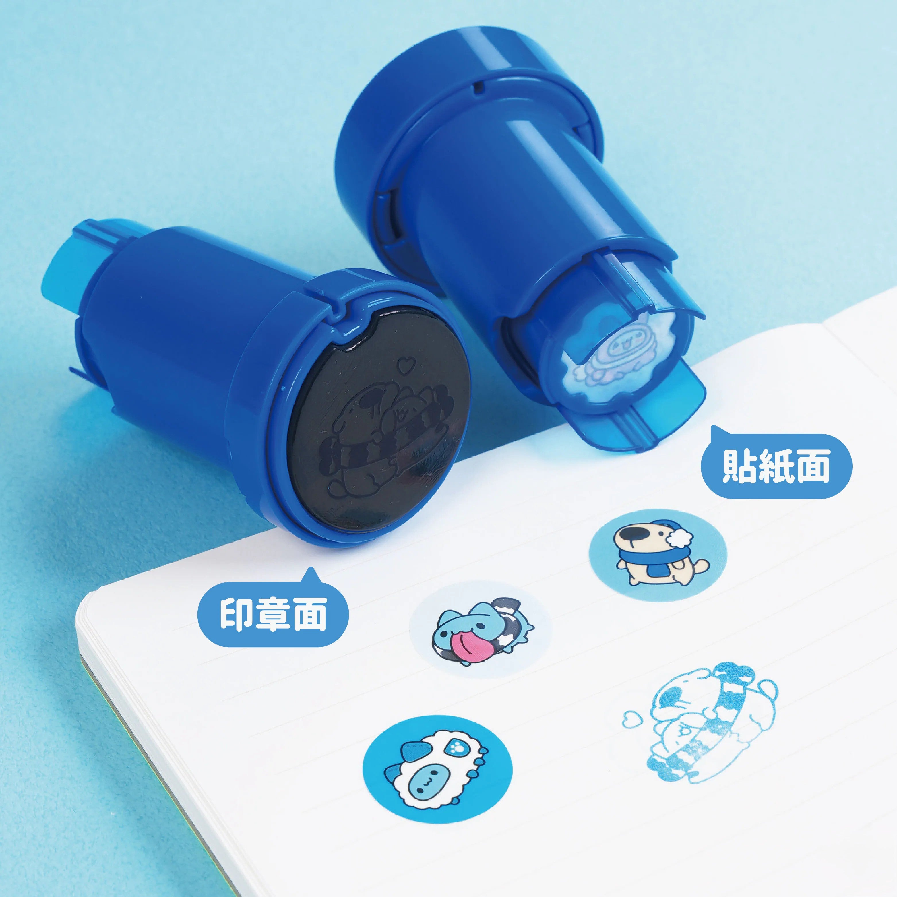 Winter Warmth Capoo Stamp & Sticker Dispenser