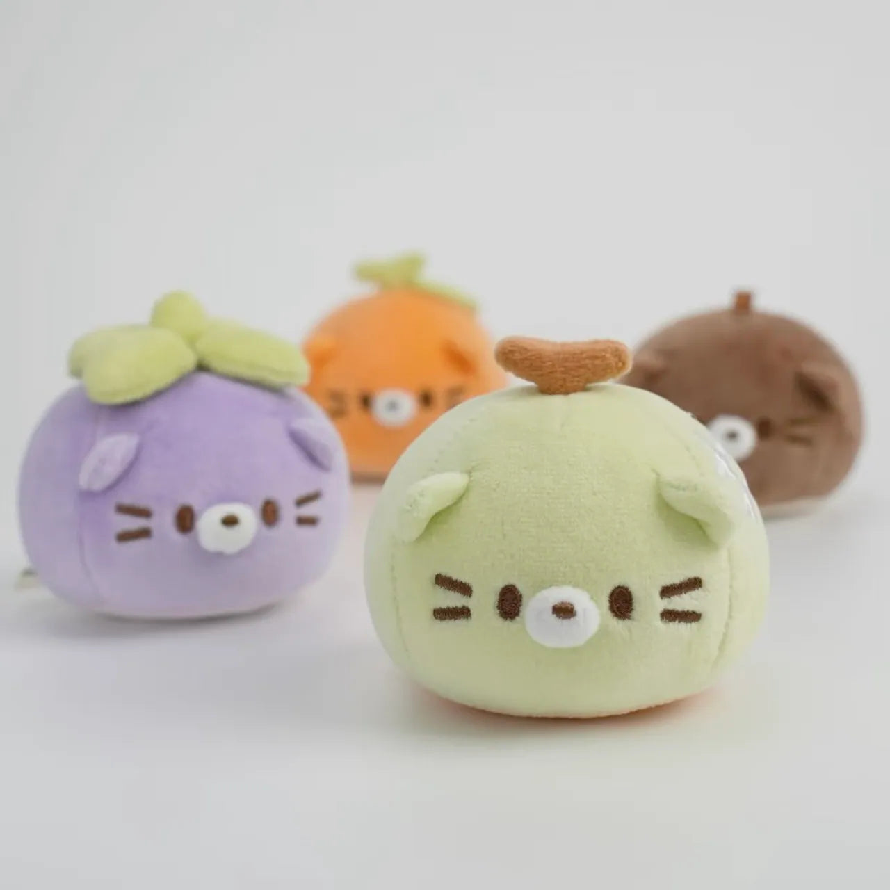 Melon Cat Plush Charm