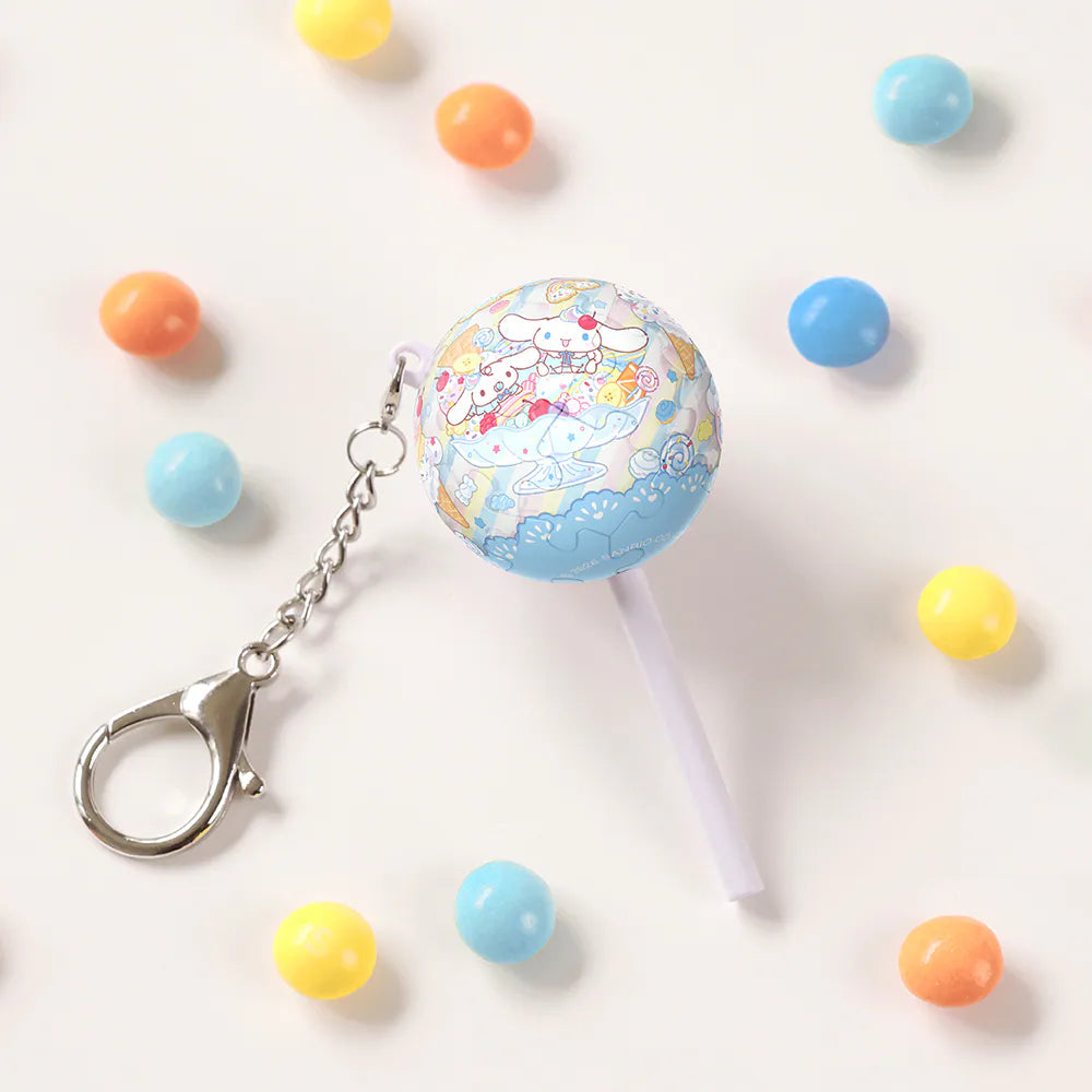 Cinnamoroll Lollipop Puzzle Keychain – Soda Flavor (24 Pieces)