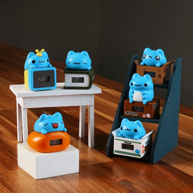 Classic Capoo Clock Figure (6-Piece Set)