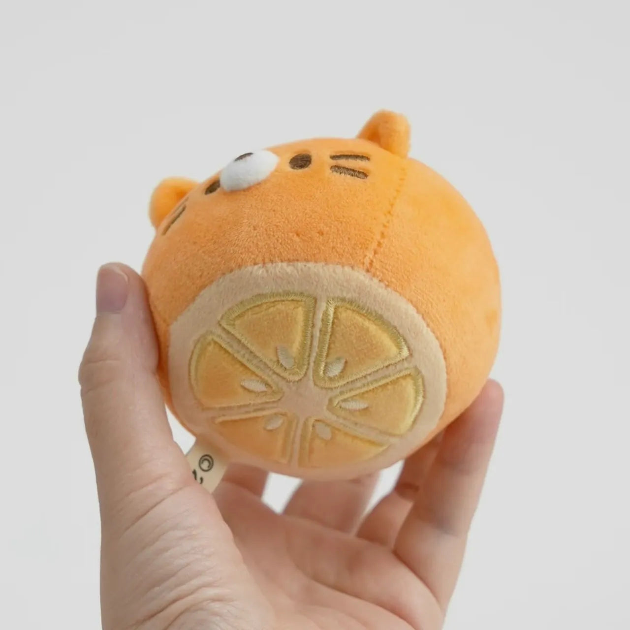 Orange Cat Plush Charm