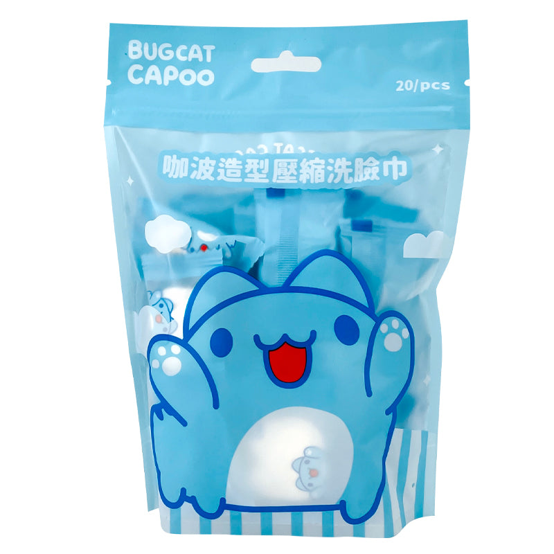 Bugcat Capoo Compressed Face Towel (20 pcs)