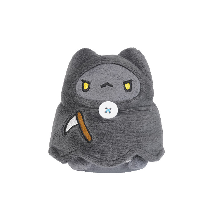 Grim Reaper Black Bugcat 10cm Plush Charm