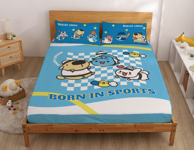 Bugcat Capoo 3-Piece Bedding Set