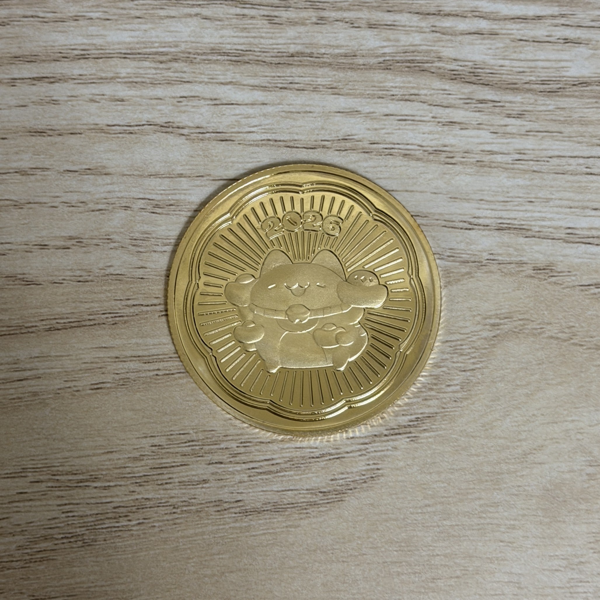 2026 Lucky Bugcat Capoo Gold Coin