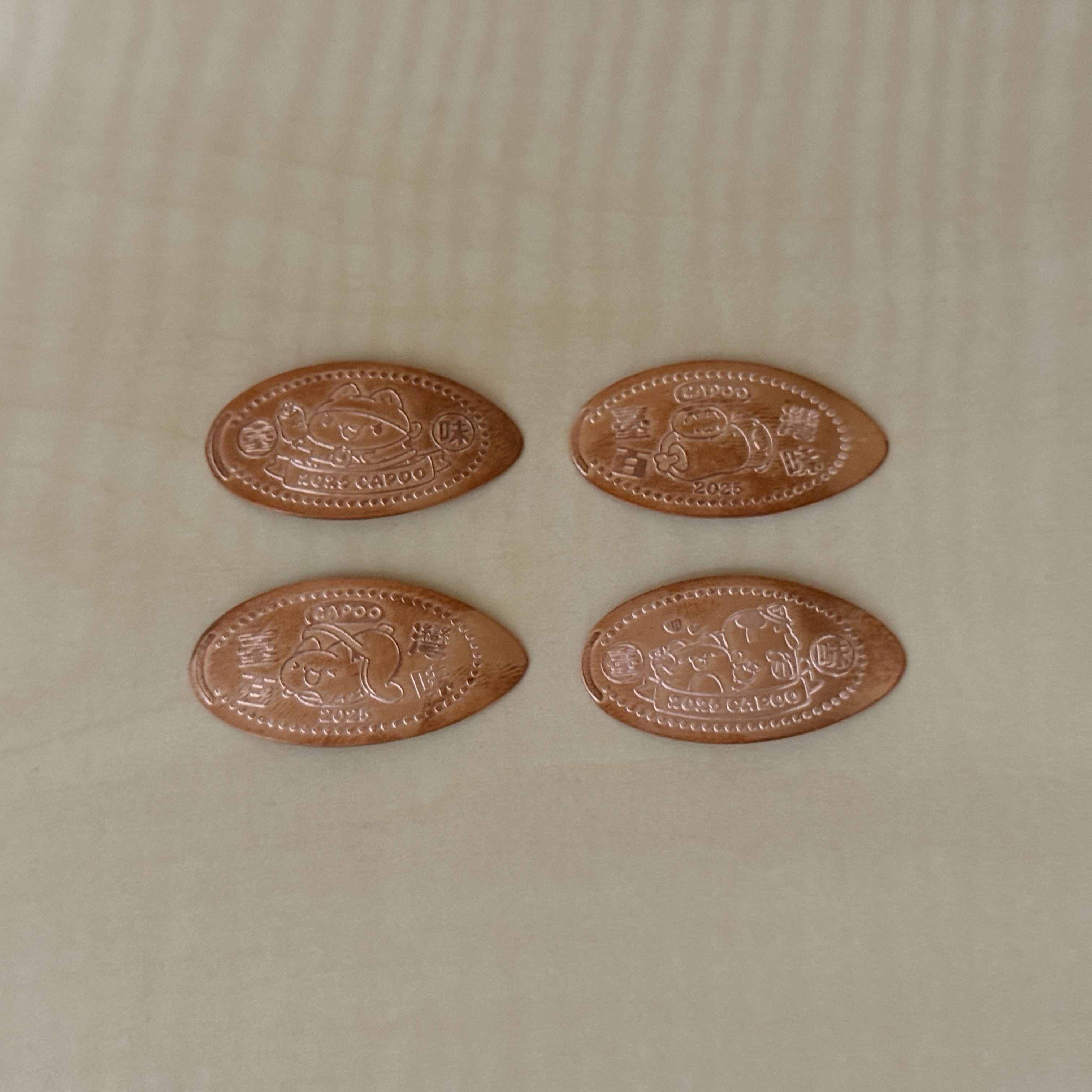 Bugcat Capoo Souvenir Pressed Coins