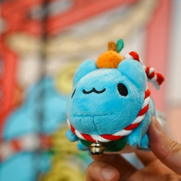 Lucky Capoo Orange Plush Charm