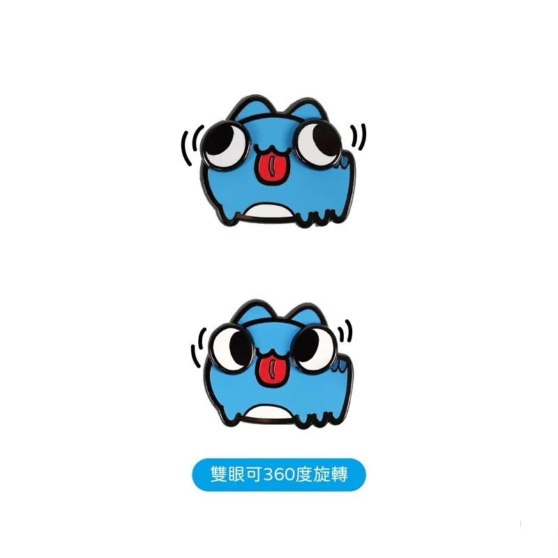 Capoo Wiggly Eyes Badge