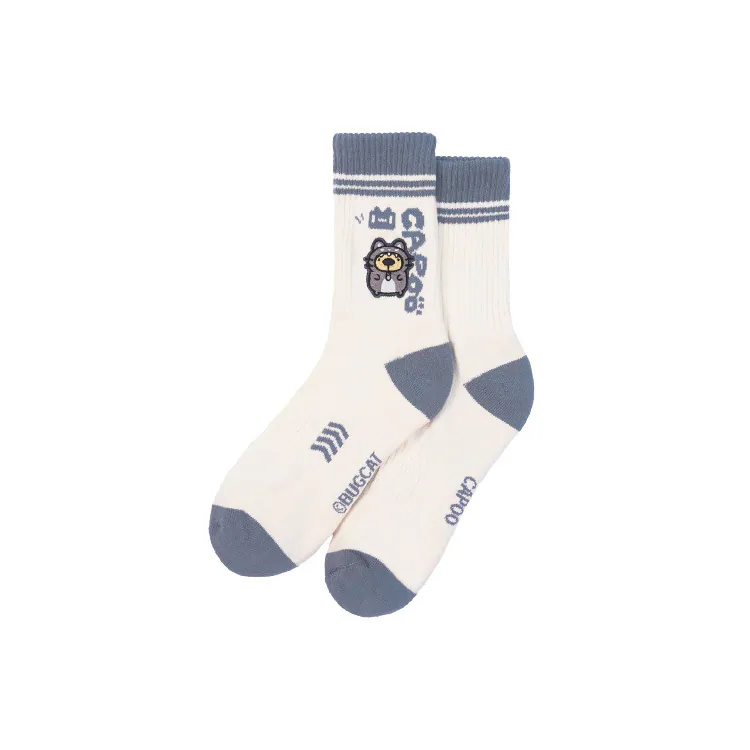 Calcetines deportivos de media caña Meow Dogdog (blanco roto)