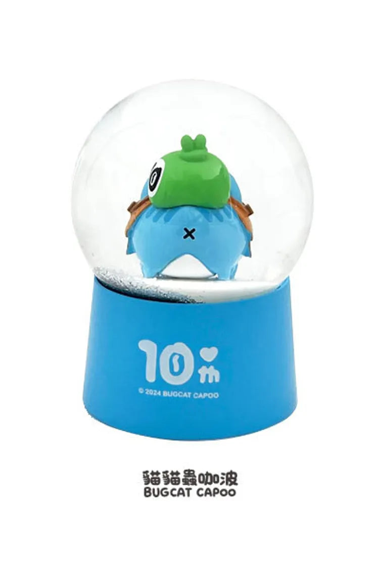 Bugcat Capoo 10th Anniversary Snow Globe