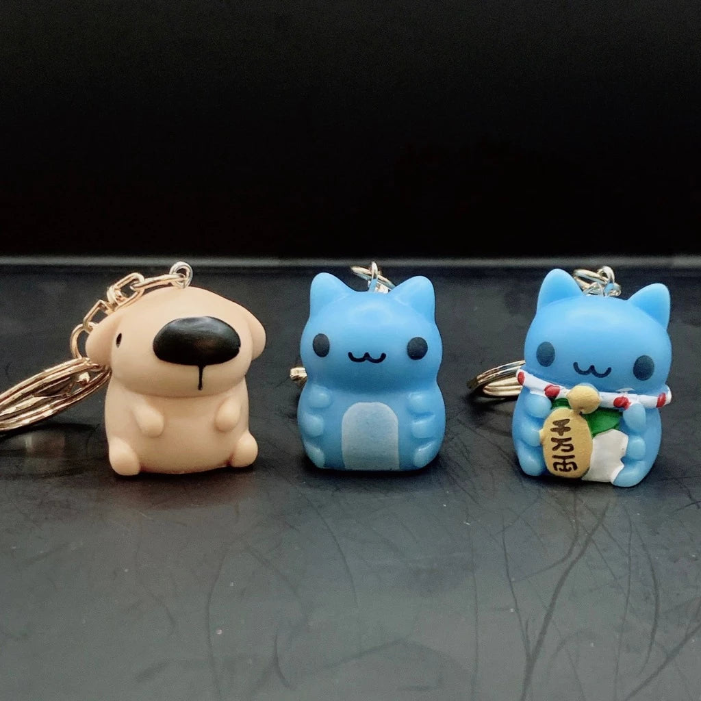 Capoo & Dogdog Keychain