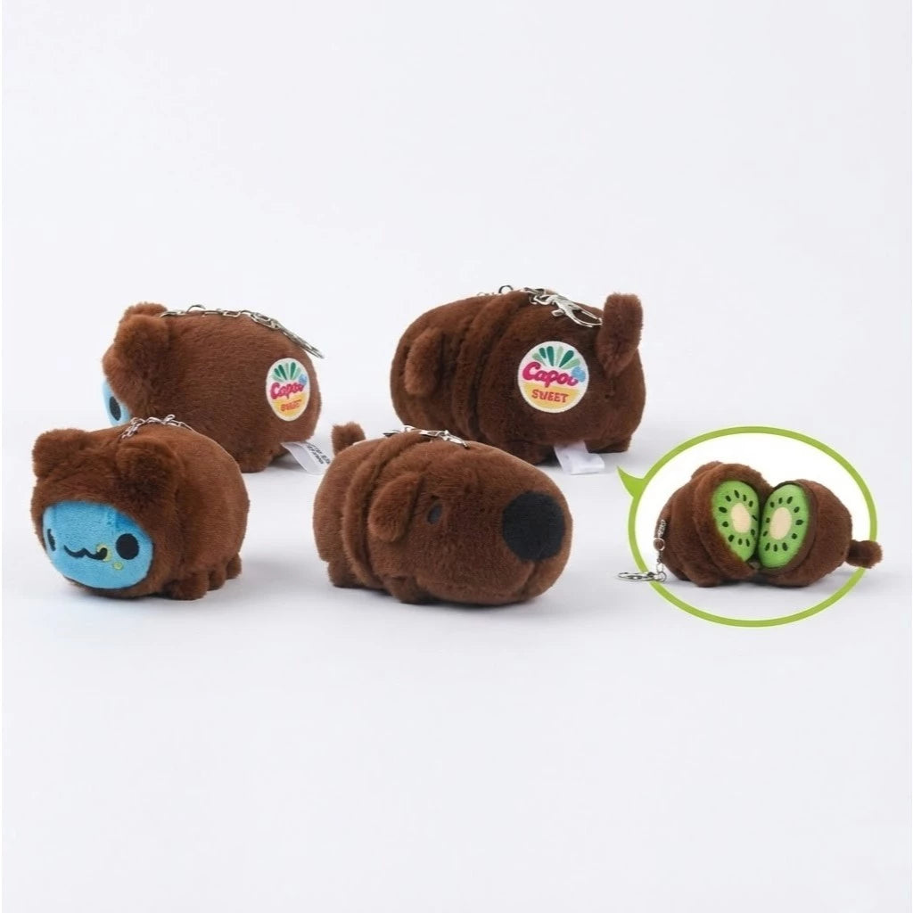 Capoo & Dogdog Kiwi Fruit Plush Charm