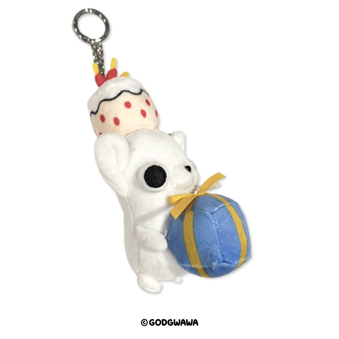 GODGWAWA Birthday Chihuahua Plush Charm