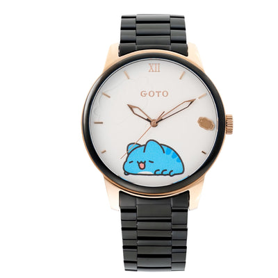 Lazy Capoo Color Watch (42mm, Stainless Steel Bracelet)