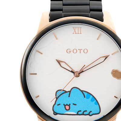 Lazy Capoo Color Watch (42mm, Stainless Steel Bracelet)