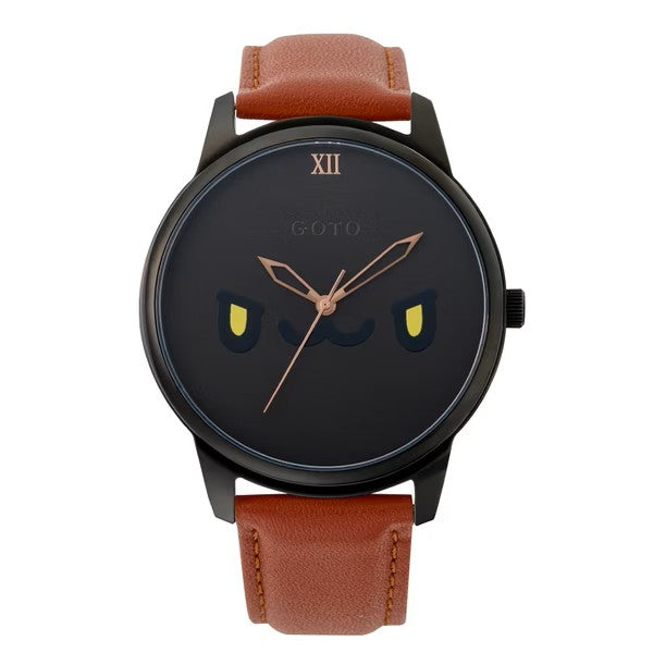 Black Bugcat Edition (42mm, Leather Strap)