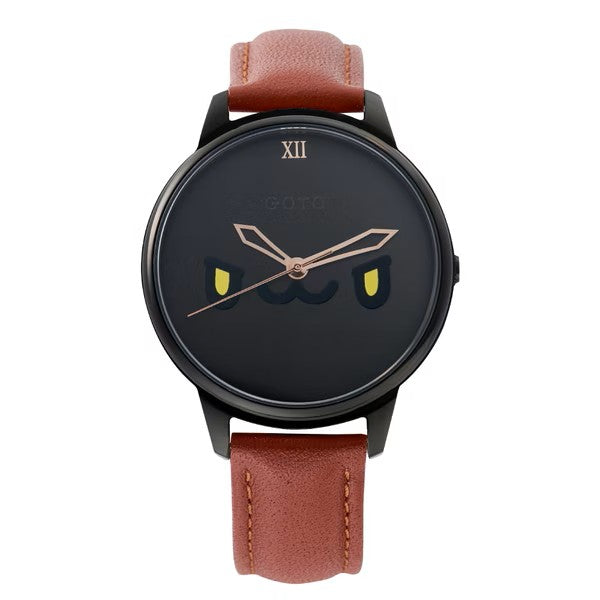 Black Bugcat Edition (37mm, Leather Strap)