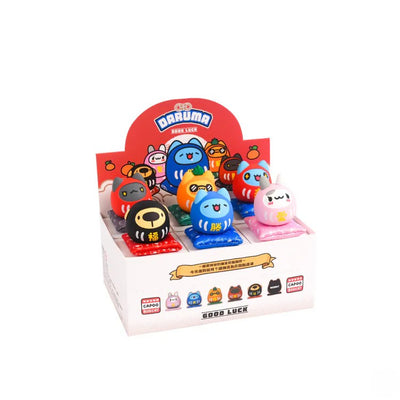 Bugcat Capoo Daruma Blessing Figures – Set of Six