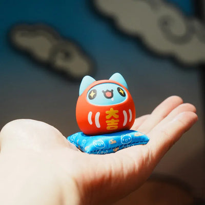 Bugcat Capoo Daruma Blessing Figures – Set of Six