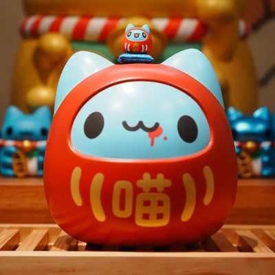 Bugcat Capoo Daruma Blessing Figures – Set of Six