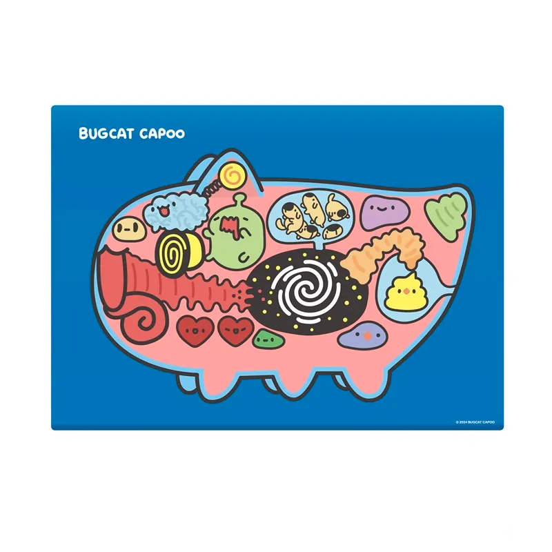 Bugcat Capoo Anatomy Diagram Puzzle