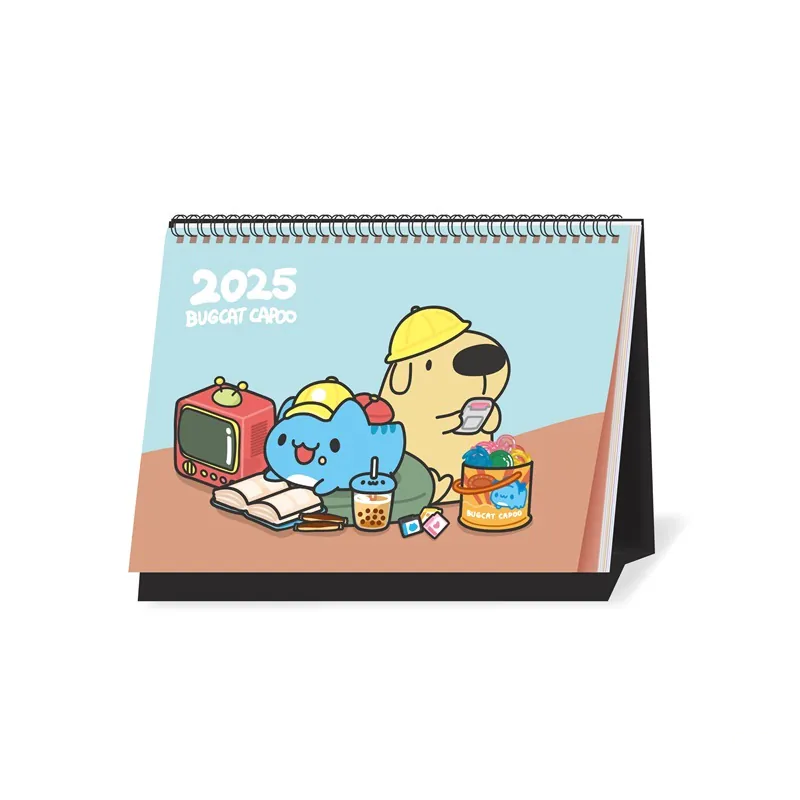 2025 Capoo Nostalgic Time House Desk Calendar